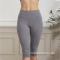 Stretch hoge taille yoga legging yoga shorts